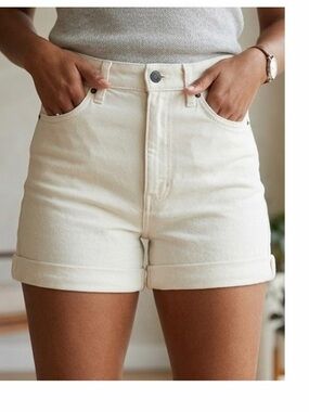 NWT Sonoma Jean Shorts High Rise Cuffed Inseam 5” Plus Size 24W New